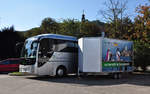 MAN Lion`s Coach mit Radanh�nger von Snellevliet.nl in Krems gesehen.