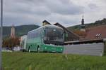 MAN Lion`s Coach aus der CZ mit Radanh�nger 09/2017 in Krems.