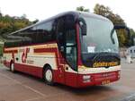 MAN Lion's Coach von Dalstra Reizen aus den Niederlanden im Stadthafen Sassnitz.