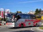 MERCEDRES BENZ TOURISMO von SULZBACHER Reisen aus Eferding/Ober�sterreich im Oktober 2012 in Krems gesehen.
