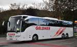 Mercedes Benz Tourismo von Geldner Reisen aus Nieder�sterreich am 16.August 2014 in Krems gesehen.