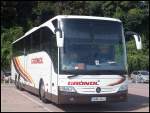 Mercedes Tourismo von Gr�ndl aus Deutschland im Stadthafen Sassnitz.