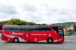 Mercedes Tourismo von M�chler aus der Schweiz in Krems gesehen.
