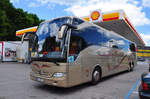 Mercedes Tourismo von Gei�ler Reisen aus der BRD in Krems gesehen.