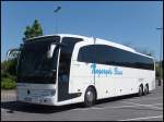 Mercedes Travego von Tingsryds Buss aus Schweden in Bergen.