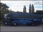 Mercedes Travego von GFB-Reisen aus Deutschland in Bergen.