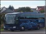 Mercedes Travego von GFB-Reisen aus Deutschland in Bergen.
