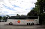 Mercedes Travego von der Nemec Touristik aus �sterreich im Juni 2015 in Krems.