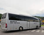 Mercedes Travego von W�rlitz Reisen aus der BRD in Krems gesehen.