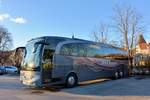 Mercedes Travego von Bohr Reisen aus der BRD im Dez.