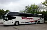 Neoplan Cityliner von K�PPEL Reisen aus der BRD im April 2014 in Krems.