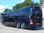 Neoplan Cityliner von Seitz aus Deutschland im Stadthafen Sassnitz.