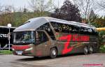 Neoplan Starliner von Zellinger Reisen aus �sterreich am 14.9.2014 in Krems gesehen.