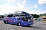 Neoplan Starliner von Prein Komfortreisen aus Bruck an der Mur in der Steiermark/�sterreich im Juni 2015 in Krems.