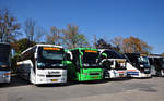  D�nenbesuch  in Krems,links ein Volvo 9700.