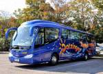 SCANIA IRIZAR von Busreisen DATZINGER aus Nieder�sterreich im August 2013 in Krems gesehen.