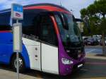 Frankreich, Languedoc-Roussillon, H�rault, Montpellier Sabines (an der Trambahn Linie 2): ein iD BUS der SNCF (IRIZAR i6) auf der Fahrt nach Spanien. 04.09.2015