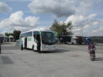 JULIA TRAVEL-Irisbus Irizar auf einer Rastst�tte in Andalusien am 28.4.16