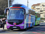 Frankreich, Languedoc-Roussillon, Hérault, Montpellier Sabines (an der Trambahn Linie 2): ein OUIBUS (vorher: iD BUS) der SNCF (IRIZAR i6). 01.03.2016
