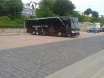 Setra 416 HDH von Scheithauer aus Deutschland im Stadthafen Sassnitz.