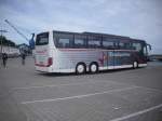 Setra 417 GT-HD von Krautgartner aus �sterreich im Stadthafen Sassnitz.