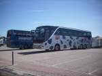 Setra 417 HDH von Retter Reisen aus �sterreich im Stadthafen Sassnitz.