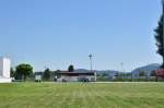 SETRA 415 GT-HD von BLAGUSS / Wien f�hrt am 9.7.2013 durch Krems an der Donau.