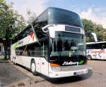 SETRA 431 DT von S�DBURG / �sterreich am 6.7.2013 in Krems an der Donau gesehen.
