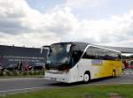 SETRA 415 HD von GRUBER Reisen/�sterreich im Juli 2013 in Krems gesehen.