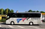 SETRA 415 HD von SCHWARZ Reisen/�sterreich,Krems,Juli 2013.