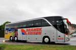 Setra 416 HDH von Sramek Reisen aus �sterreich am 17.Mai 2014 in Krems gesehen.