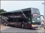 Setra 431 DT von Schuy aus Deutschland im Stadthafen Sassnitz.