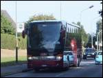Setra 416 HDH von Car Rouge aus der Schweiz in Sassnitz.