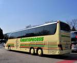Setra 417 HDH von Christophorus Reisen aus �sterreich am 5.9.2014 in Krems gesehen.