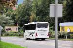 Setra 415 GT-HD von Buchinger Busreisen aus Ober�sterreich am 20.9.2014 in Krems gesehen.