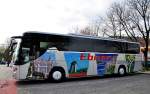 Setra 415 GT-HD von Ebner Reisen aus �sterreich am 11.4.2015 in Krems.