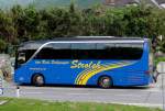 Setra 411 HD von Konjevic Reisen aus der BRD am 14.5.2015 in der N�he von Krems gesehen.