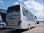 Setra 411 HD von Ramkvillabuss aus Schweden im Stadthafen Sassnitz.