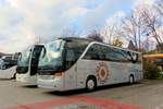 Setra 415 HD von M�ller Busreisen aus der BRD in Krems.