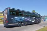  K�niglich  ausgestatteter Setra 416 HDH von K�NIG Reisen aus der BRD in Krems.