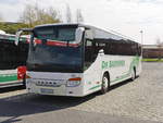 Busbahnhof Eberswalde, Setra S 415 GT  der Barnimer Busgesellschaft am 17.