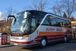 Setra 411 HD von Schipp Reisen aus Nieder�sterreich 01/2018 in Krems gesehen.