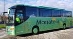 Setra S 415 GT von MONATOUR aus Nymburk steht im November 2019 am Busparkplatz von Schloss Sch�nbrunn