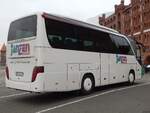 Setra 411 HD von Janzen Reisen aus Deutschland in Stralsund.