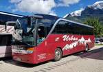 Setra S 415 HD von URBAN-Reisen steht auf dem Busparkplatz am Königsee, 09-2022