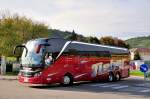 Setra 516 HDH von Tieber Reisen aus der Steiermark/�sterreich am 20.9.2014 in Krems.