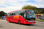 Setra 515 HD von Z�gel Reisen aus der BRD in Krems gesehen.