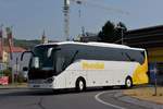 Setra 515 HD von Blaguss Reisen+Reiseb�ro Mondial aus Wien 06/2017 in Krems.