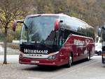 Setra 500er-Serie von Weiermair Reisen aus �sterreich 2017 in Passau gesehen.