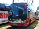 Setra 511 HD von Schnabel aus Deutschland am Europapark Rust.